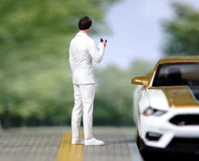 Load image into Gallery viewer, 1:64 Painted Figure Model Miniature Resin Diorama Sand Man Standing Casual Suit New Collection
