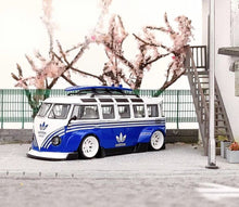 Load image into Gallery viewer, LF 1:64 Blue VW T1 Van Camper RWB Kombi Sports Model Diecast Metal Car New

