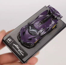 Load image into Gallery viewer, SCArt 1:64 Purple Intensa Emozione IE Racing Sport Model Diecast Metal Car New
