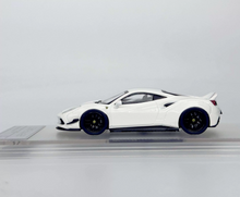 Load image into Gallery viewer, 1:64 Prism White 488 Widebody Sports Model Diecast Metal Car New Collection
