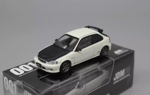 Load image into Gallery viewer, JDM64 1:64 White Carbon Civic Type R EK9 Sports Model Diecast Metal Car New Collection
