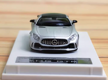 Load image into Gallery viewer, MJ 1:64 Silver AMG GTR Coupe Super Racing Sport Model Diecast Metal Car New Collection
