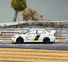 Load image into Gallery viewer, MH 1:64 White Decal Lancer EVO IV 4 GSR Sports Model Diecast Metal Car New Collection
