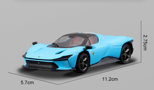 Load image into Gallery viewer, Bburago 1:43 Blue Daytona SP3 Racing Sports Model Diecast Metal Car Box New
