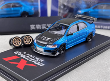 Load image into Gallery viewer, CM 1:64 Blue Carbon Lancer Evo 9 IX Voltex Sports Model Diecast Metal Car New Collection
