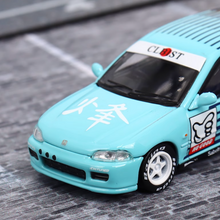 Load image into Gallery viewer, SW 1:64 JDM Blue EG6 Civic R Hatchback Sports Model Diecast Metal Car New
