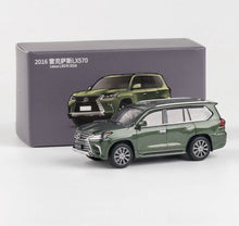 Load image into Gallery viewer, JKM 1:64 Green 2016 LX570 SUV Off Road Sports Model Diecast Metal Car New
