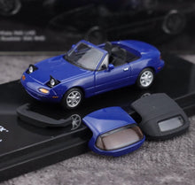 Load image into Gallery viewer, MH 1:64 Blue JDM Miata MX5 NA Sports Model Diecast Metal Car New Collection
