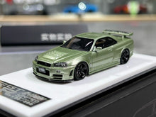 Load image into Gallery viewer, BZMW 1:64 Green Skyline GTR R34 NISMO Z-Tune Sport Model Diecast Resin Car New Collection
