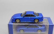 Load image into Gallery viewer, Tarmac 1:64 JDM Blue Silvia S14 VERTEX Sports Model Diecast Metal Car New
