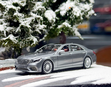 Load image into Gallery viewer, King 1:64 Gray S65 AMG W222 Sedan Sports Model Diecast Metal Car New Collection
