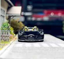 Load image into Gallery viewer, Minigt 1:64 Black W16 Mistral Convertible Sports Model Diecast Metal Car New Collection
