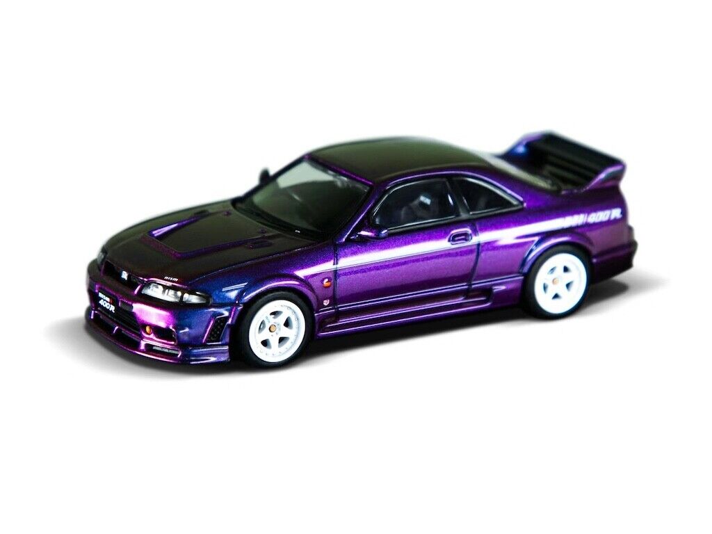 Inno 1:64 JDM Purple HK GTR R33 Nismo 400R Sports Model Diecast Metal Car New