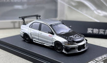 Load image into Gallery viewer, TM 1:64 Silver Carbon Lancer EVO 9 IX Widebody Model Diecast Metal Car New Collection
