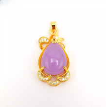 Load image into Gallery viewer, Nature Jade Water Drop Pendant Necklace Gift Jewelry charm Blessing Lucky New e
