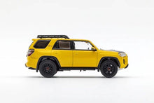 Load image into Gallery viewer, GCD 1:64 Yellow 4 Runner TRD PRO SUV Sports Model Diecast Metal Car Box
