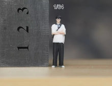 Load image into Gallery viewer, 1:64 Painted Figure Model Miniature Resin Diorama Sand Guitar Boy Man Music Toy
