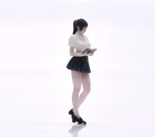 Load image into Gallery viewer, 1:64 Painted Figure Model Miniature Resin Diorama Pretty Girl Beauty Mini Skirt
