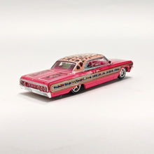 Load image into Gallery viewer, 97m 1:64 Pink Rose 1964 Impala Low Rider Sports Model Diecast Metal Car New Collection
