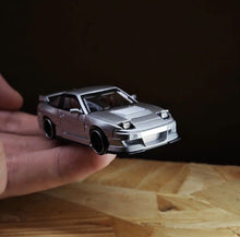 Load image into Gallery viewer, MT 1:64 Silver Silvia S13 180SX Spirit REI Sports Model Diecast Metal Car New Collection
