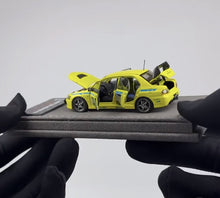 Load image into Gallery viewer, IHCM 1:64 Yellow Lancer EVO IX GSR Paul Sport Open Model Diecast Metal Car New Collection
