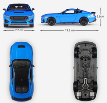 Load image into Gallery viewer, WELLY 1:25 2024 Mustang GT Racing Sports Coupe Model Diecast Metal Car New Collection
