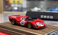 Load image into Gallery viewer, DMH 1:64 Red 1967 330 P4 #19 Hard Top Sports Model Diecast Resin Car New Collection
