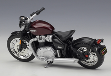 Load image into Gallery viewer, Bburago 1:18 Red Bonneville Bobber Sports Model Diecast Metal Motorcycle New
