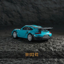 Load image into Gallery viewer, Bburago 1:64 Blue 911 GT2 RS Racing Sports Model Diecast Metal Car New Collection
