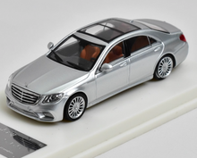 Load image into Gallery viewer, Fine 1:64 Silver S65 AMG W222 Sedan Sports Model Diecast Metal Car New Collection
