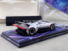 Load image into Gallery viewer, LMF 1:64 Silver VGT Concept Racing Sports Model Diecast Metal Car New Collection
