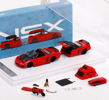Load image into Gallery viewer, FY 1:64 Red NSX TRA Camper Roof Tent Trailer Sport Model Diecast Metal Car New Collection
