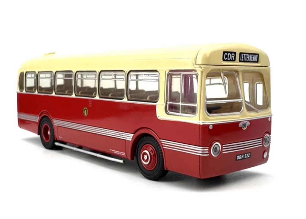 1:76 Red Leland Light City Bus Classic Vintage Model Diecast Metal Car New Collection