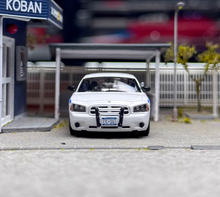 Load image into Gallery viewer, Rollin 1:64 White Highway Police Charger Muscle Model Diecast Metal Car New Collection
