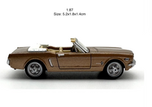 Load image into Gallery viewer, 1:87 1965 Mustang Convertible Muscle Classic Sport Model Diecast Metal Car New Collection
