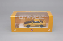 Load image into Gallery viewer, FH 1:64 Yellow JDM Skyline GTR R32 S-Tune Sports Model Diecast Metal Car New Collection
