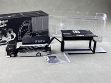 Load image into Gallery viewer, MT 1:64 AIT Black LB H300 Box Truck Custom Sports Model Diecast Metal Car New Collection
