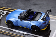 Load image into Gallery viewer, YM 1:64 Blue Miata MX5 Pandem Roadster Convertible Model Diecast Resin Car New
