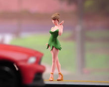Load image into Gallery viewer, 1:64 Painted Figure Model Miniature Resin Diorama Sand Fairy Green Dress Girl
