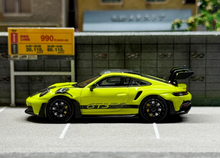 Load image into Gallery viewer, LMLF 1:64 Green 911 992 GT3 RS Super Racing Sports Model Diecast Metal Car New Collection

