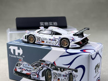 Load image into Gallery viewer, TH 1:64 White 1998 911 Gt1 LM #26 Racing Sports Model Diecast Metal Car New Collection
