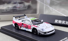 Load image into Gallery viewer, GP 1:64 Pink White F40 #23 LBWK Racing Sports Model Diecast Metal Car New Collection
