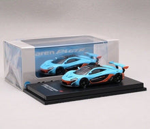 Load image into Gallery viewer, CM 1:64 Blue P1 GTR Super Racing Sports Model Diecast Metal Car New
