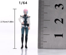 Load image into Gallery viewer, 1:64 Painted Figure Model Miniature Resin Diorama Toy Sand Futuristic Style Girl
