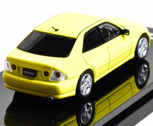 Load image into Gallery viewer, Hobby Japan 1:64 Yellow Altezza RS200 Sedan Sports Model Diecast Metal Car New Collection
