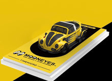 Load image into Gallery viewer, TM 1:64 Mooneyes Beetle H300 Flatbed Trailer Truck Model Diecast Metal Car New Collection
