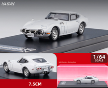 Load image into Gallery viewer, LCD 1:64 White Toyota 2000GT Racing Sports Classic Model Toy Diecast Metal Car BN
