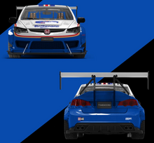 Load image into Gallery viewer, TM 1:64 JDM Blue Civic Type R FD2 Figure Sports Model Diecast Metal Car New Collection
