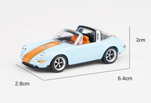 Load image into Gallery viewer, Poprace 1:64 Singer 964 Targa Gulf Racing Sports Model Diecast Metal Car New Collect
