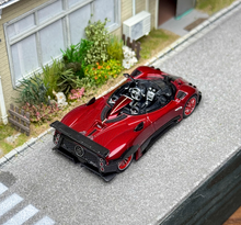 Load image into Gallery viewer, LCD 1:64 Red Carbon Zonda HP Convertible Sports Model Diecast Metal Car New Collection
